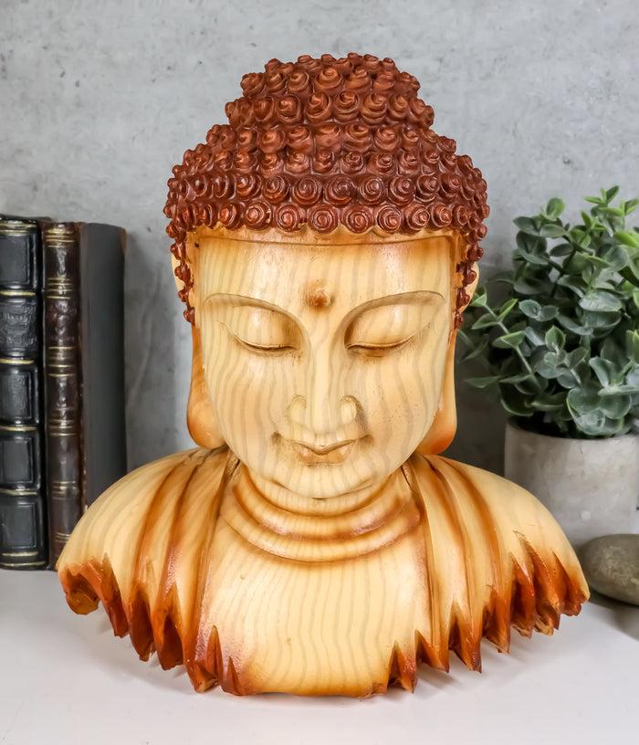 Ebros Medium Feng Shui Shakyamuni Buddha Gautama Bust with Ushnisha Figurine Ebros Medium Feng Shui Shakyamuni Buddha Gautama Bust with Ushnisha Figurine