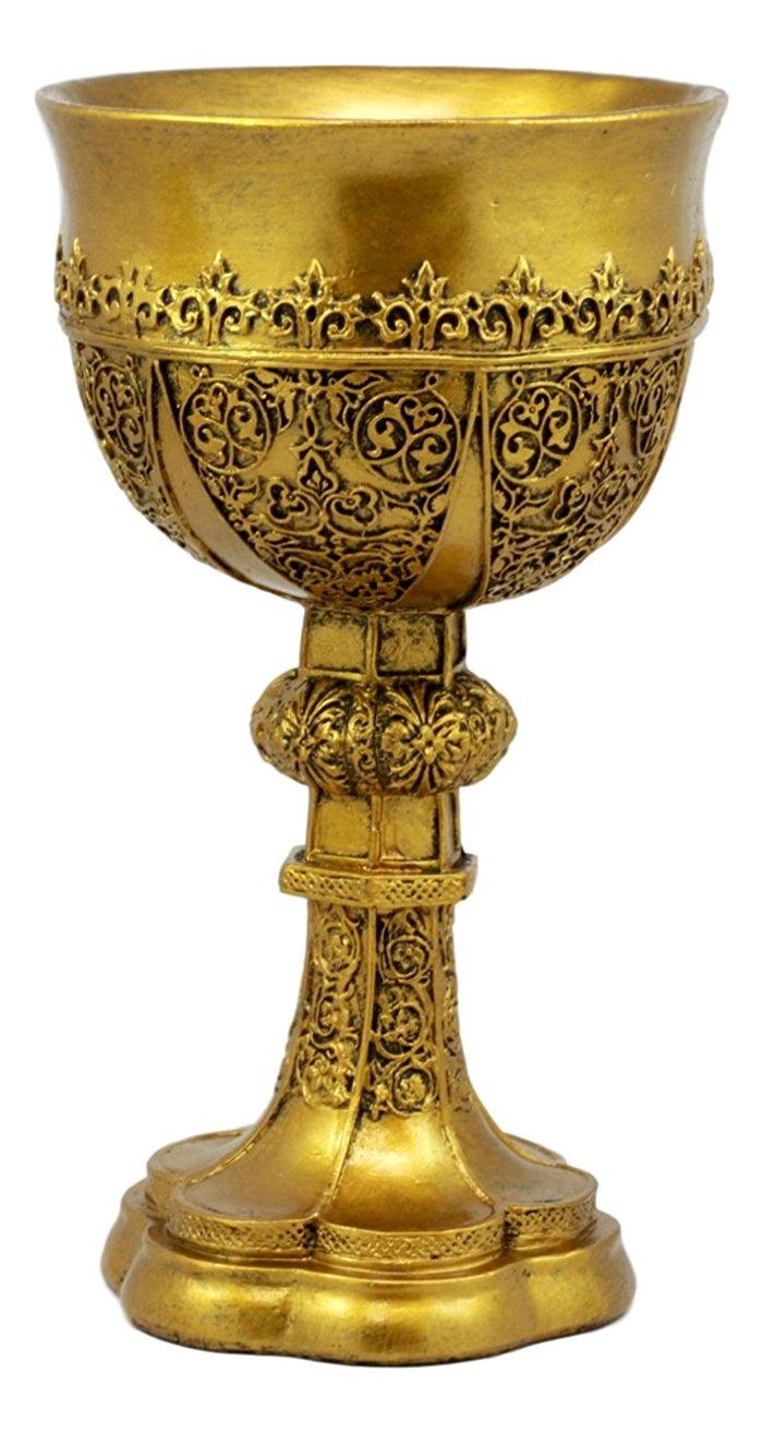 Ebros Merlin's Holy Grail The Golden Cup Of Life Chalice Ceremonial Cup Arthur
