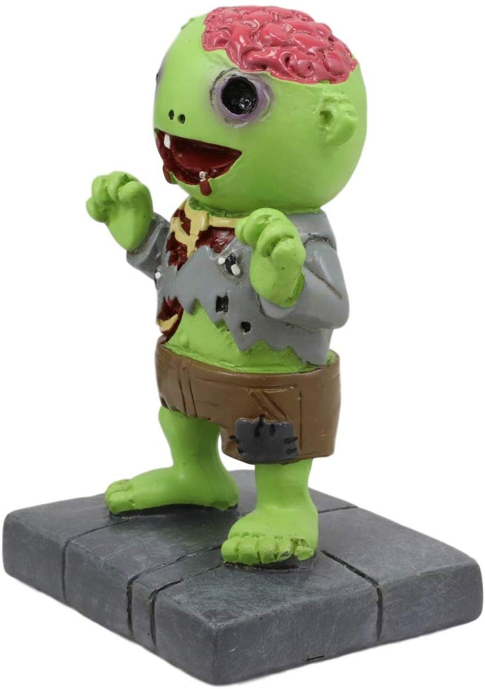 Ebros Monster Mania Collection Skulls And Skeletons Collectible Statue (Zombie)