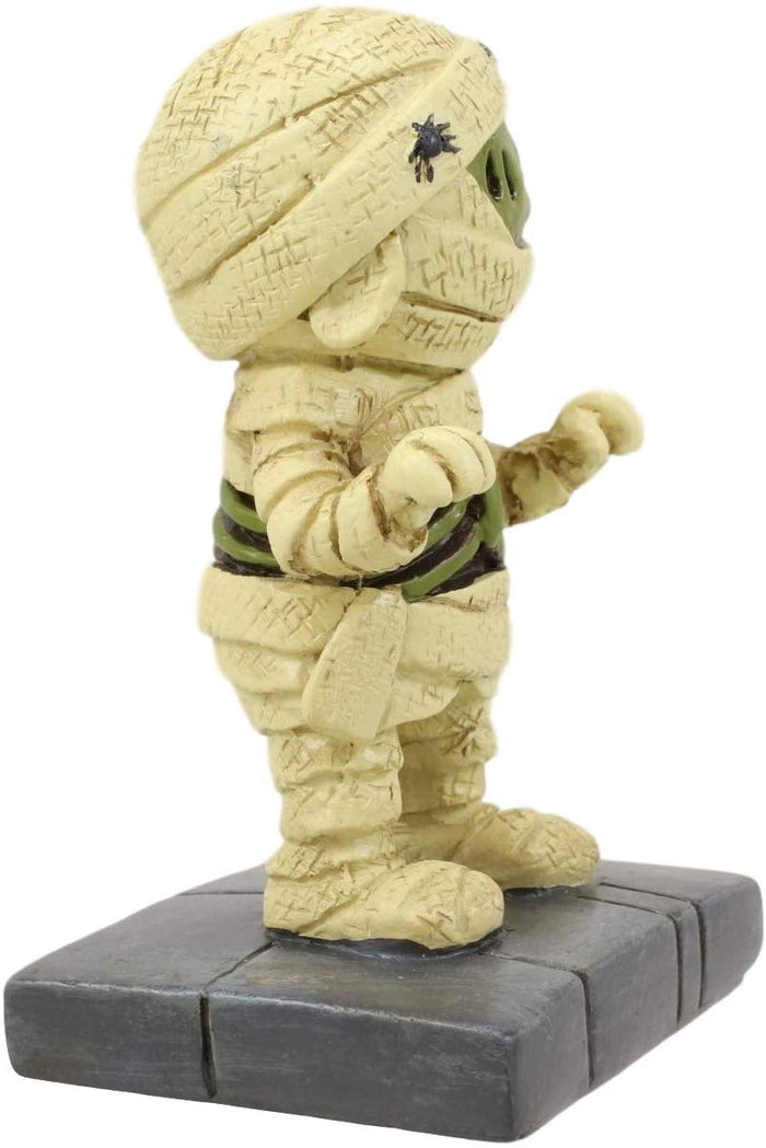 Ebros Monster Mania Collection Skulls And Skeletons Collectible Statue (Mummy)