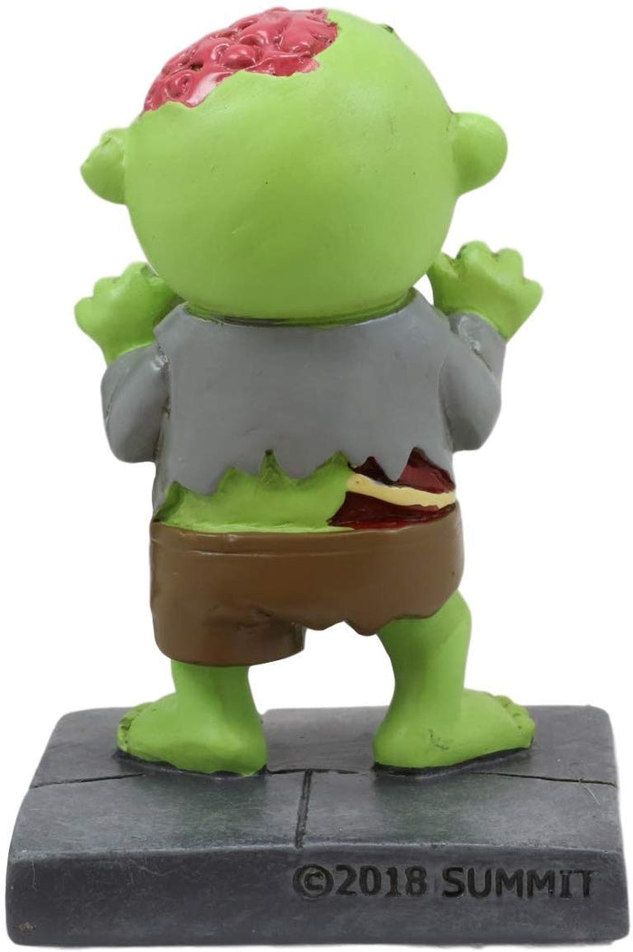 Ebros Monster Mania Collection Skulls And Skeletons Collectible Statue (Zombie)