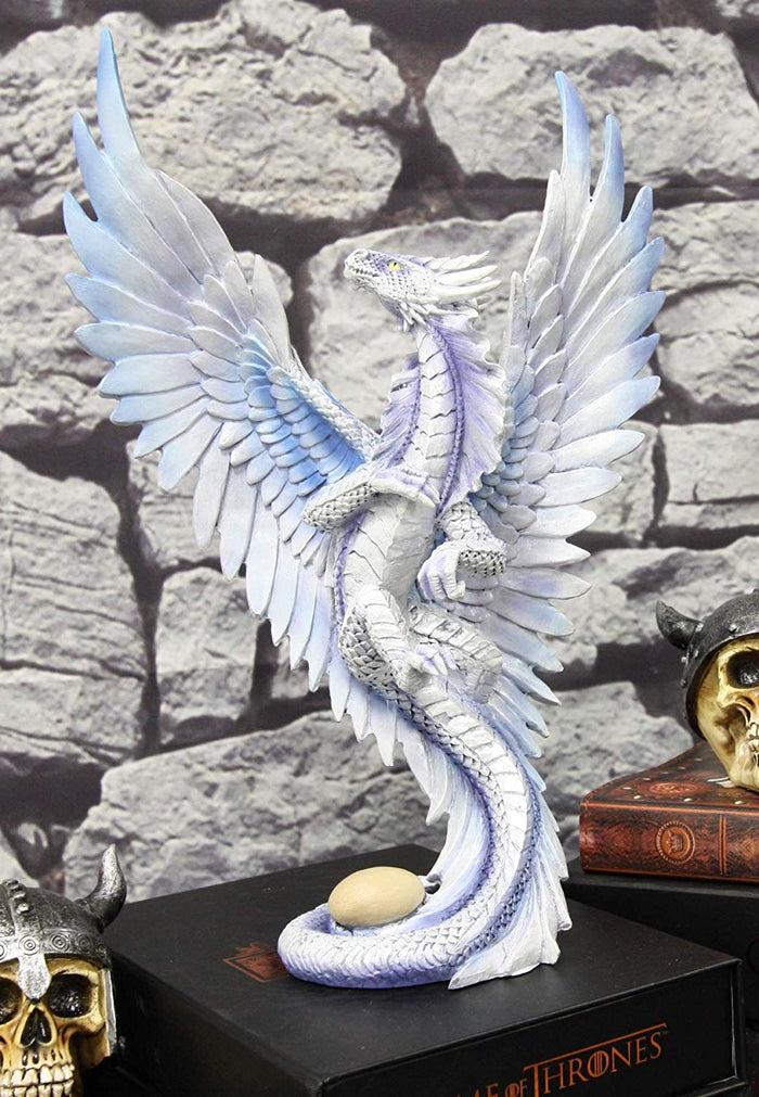 Ebros Mother And Baby Cloud Wind Dragon Wyrmling Statue Figurine SET OF 2