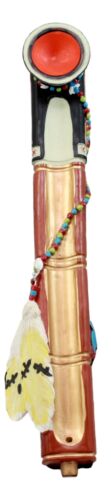 Ebros Native Indian Covenant Peace Pipe Calumet Incense Burner Fragrance Statue