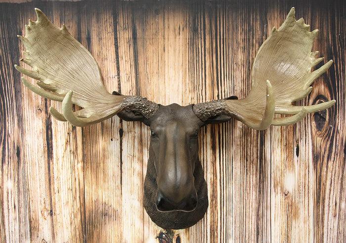 Ebros North American Bull Moose Wall Decor ANTLERS ONLY