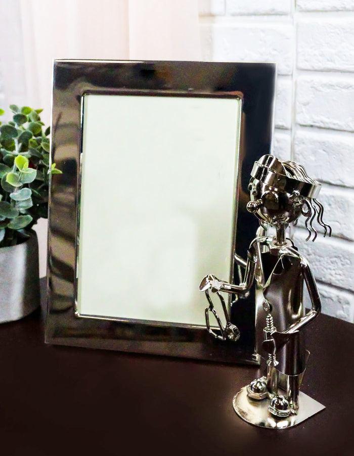Ebros Nurse Practitioner Metal Sculpture 5"X7" Picture Frame Vertical Horizontal