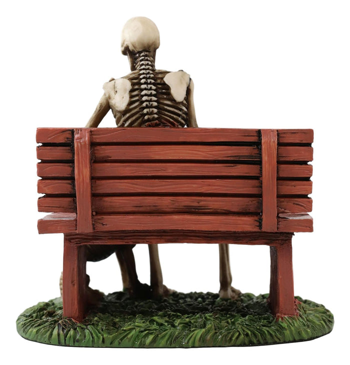 Ebros Old Man And A Dog Love Never Die Skeleton Resin Home Decor Figurine
