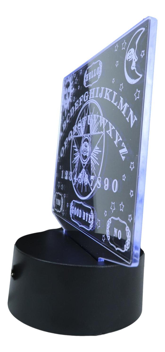 Ebros Ouija Spirit Board Eye Of Providence Acrylic Panel Colorful LED NightLight