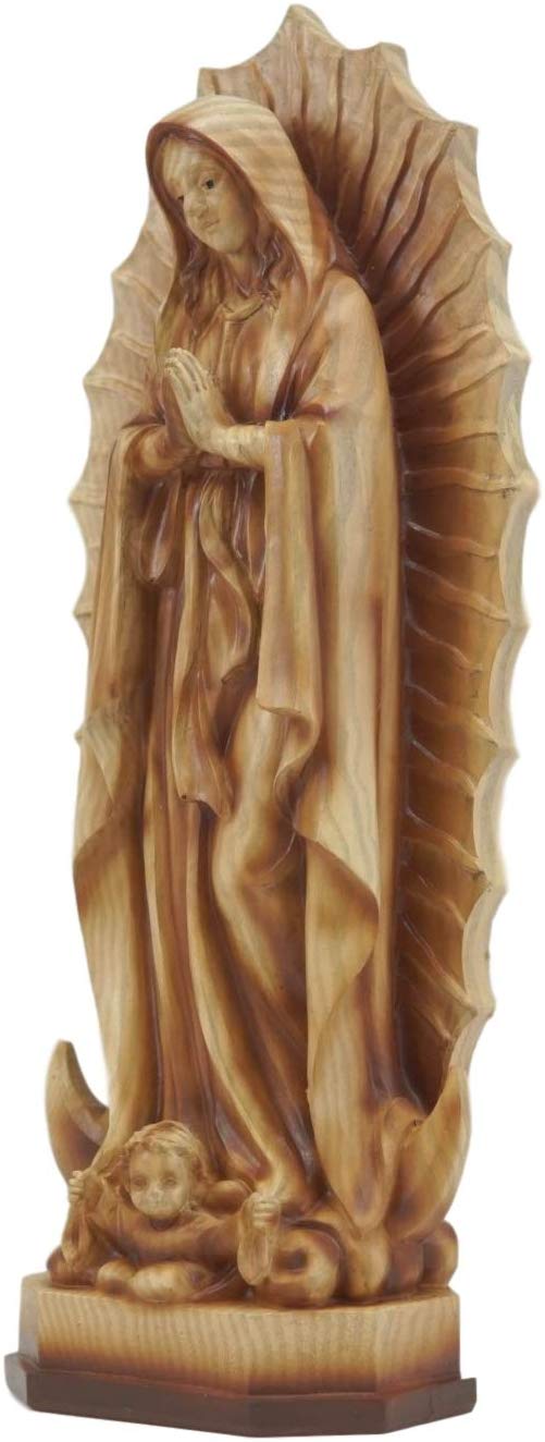 Ebros Our Lady Of Guadalupe Statue Catholic Inspirational Decor 11.75" Tall