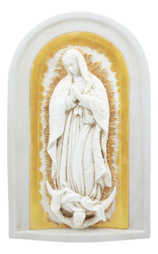 Ebros Our Lady Of Guadalupe Wall Plaque Resin Virgin Mary Patron Saint Of Mexico Decor