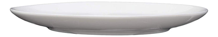 Ebros Pack Of 6 White Porcelain Round Plates (7" Appetizer Dessert Side Plate)
