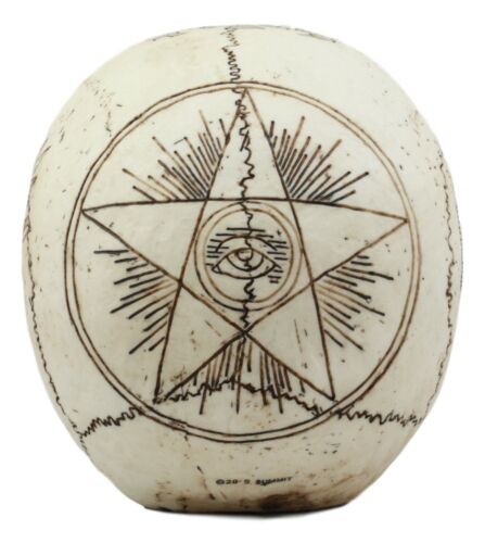 Ebros Paranormal Ouija Spirit Medium Skull Figurine Supernatural Occultist
