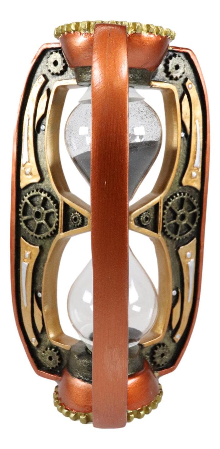 Ebros Past Present Future Time Warp Steampunk Gearwork Sandtimer Figurine Sand Timer
