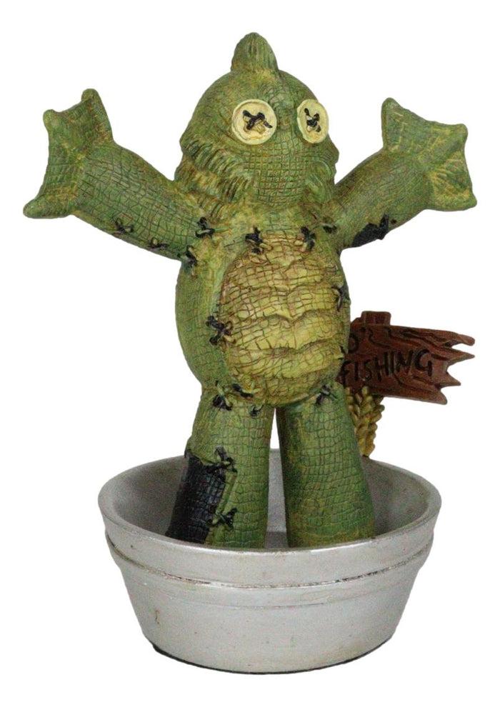 Ebros Pinheadz Monster With Voodoo Stitches Figurine 4.25"H (Gill Man Creature)