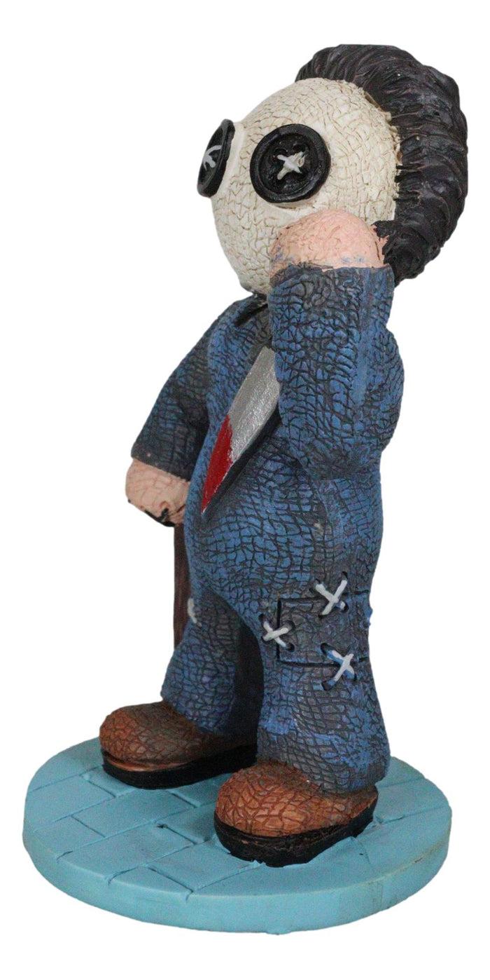 Ebros Pinheadz Monster With Voodoo Stitches Figurine 4.25"H (Michael Myers)