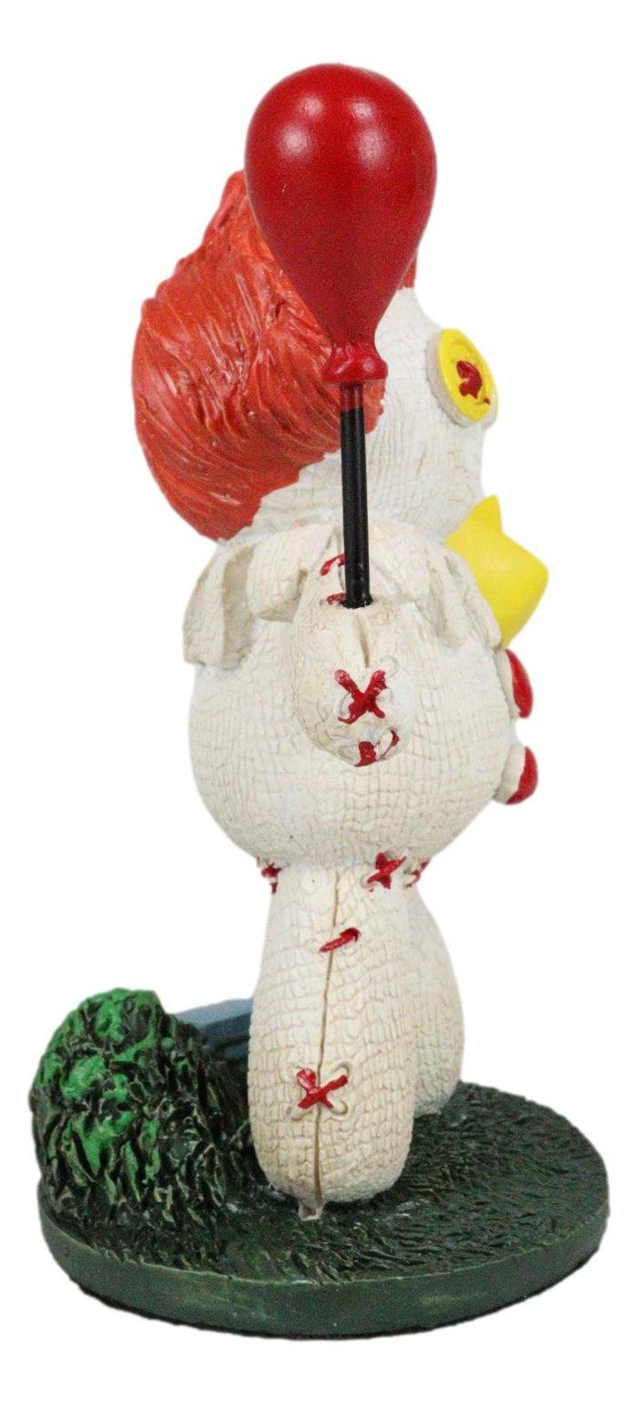 Ebros Pinheadz Monster With Voodoo Stitches Figurine 4.25"H (Pennywise Clown It)