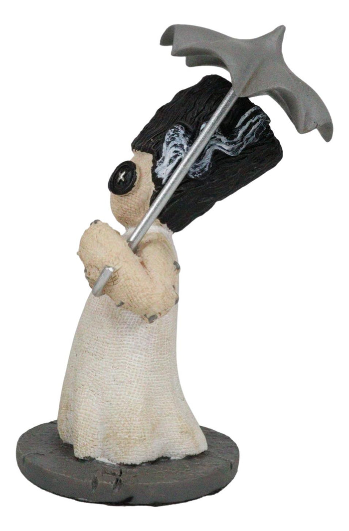 Ebros Pinheadz Monster With Voodoo Stitches Figurine 4.25"H (Mrs Frankenstein)