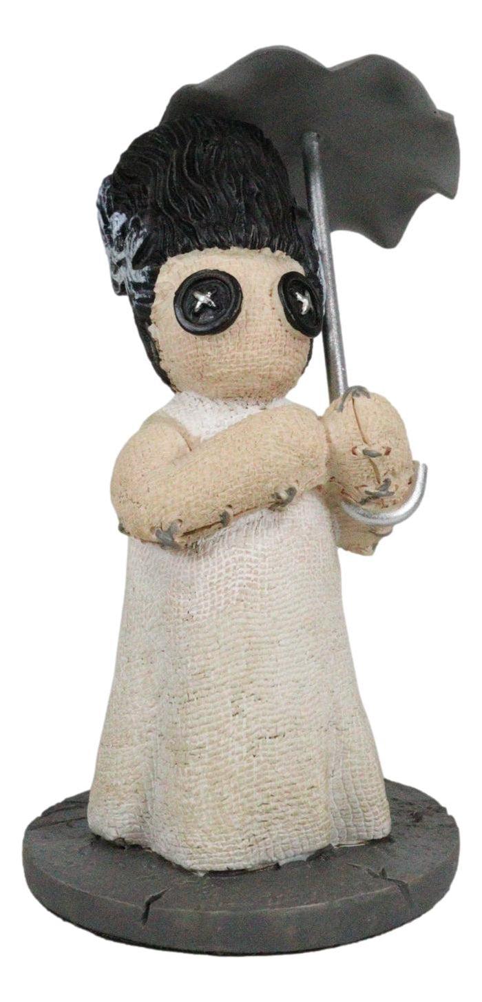 Ebros Pinheadz Monster With Voodoo Stitches Figurine 4.25"H (Mrs Frankenstein)