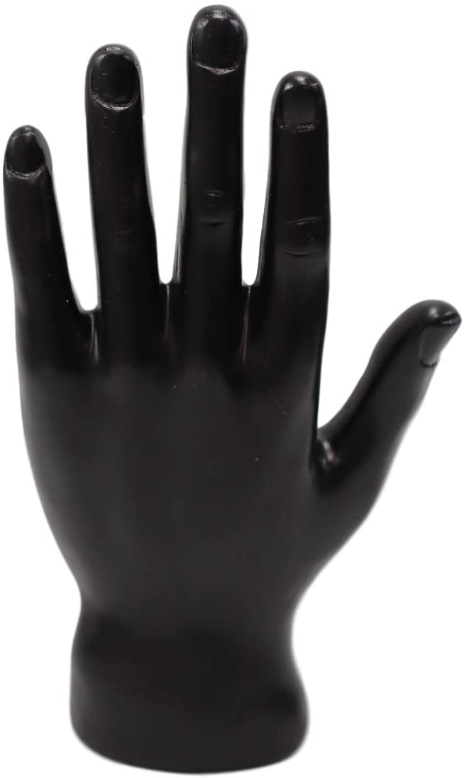 Ebros Psychic Fortune Teller Chirology Palmistry Hand Palm Figurine (Black)
