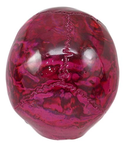 Ebros Purple Translucent Witching Hour Gazing Skull Miniature Figurine 2.5" Long