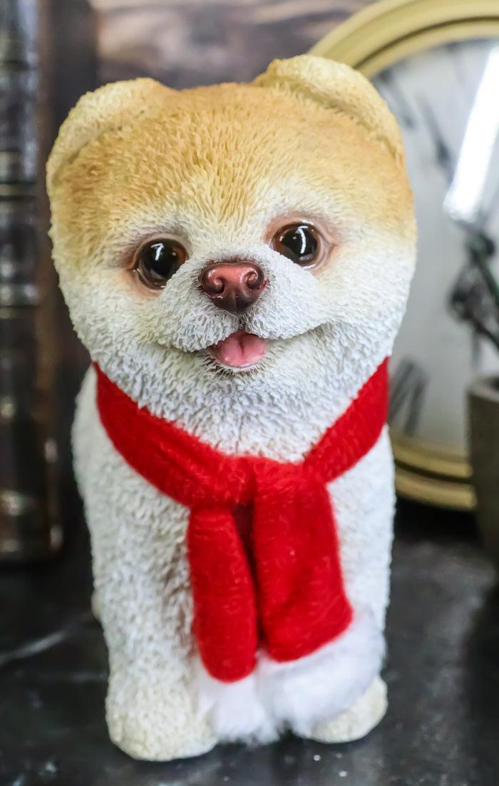 Ebros Red Scarf Boo The World's Cutest Pomeranian Dog Statue Pet Pal Dogs Collectible Breed Pomeranians Memorial Collectible Resin Decor Figurine with Glass Eyes Official Licensed Sculpture Ebros Red Scarf Boo The World's Cutest Pomeranian Dog Statue Pet Pal Dogs Collectible Breed Pomeranians Memorial Collectible Resin Decor Figurine with Glass Eyes Official Licensed Sculpture
