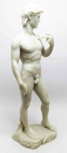 Ebros Renaissance Michelangelo Sculpture Of Nude David Figurine Battle With Goliath