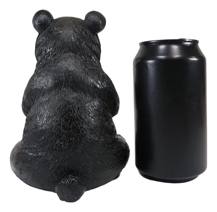 Ebros Rustic Forest Black Bear With Arrow Sign AIM Decorative Toilet Figurine