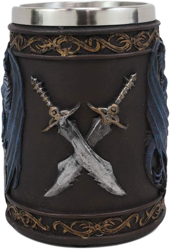 Ebros Ruth Thompson Dragon's Lair Storm Blade Drake 14oz Coffee Mug Tankard