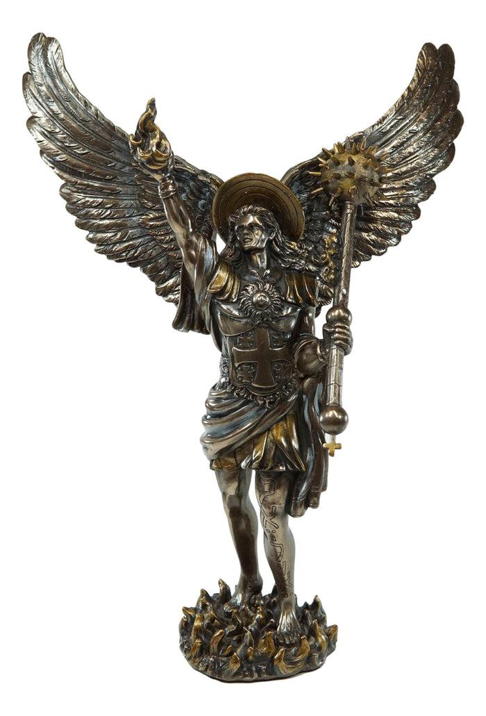 Ebros Saint Uriel Archangel Statue Light Of God Cherub Angel Of Repentance Figurine
