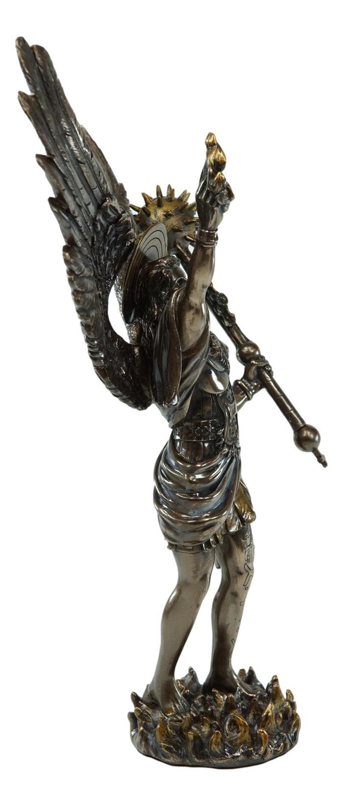 Ebros Saint Uriel Archangel Statue Light Of God Cherub Angel Of Repentance Figurine