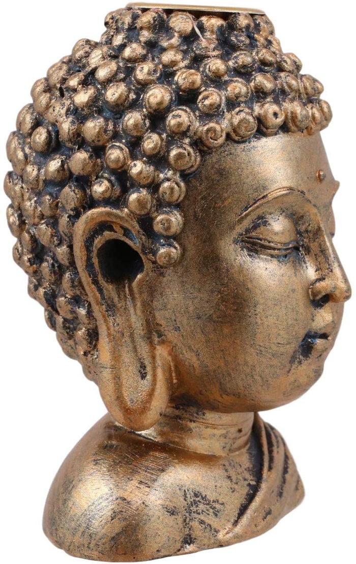 Ebros Shakyamuni Buddha Gautama Backflow Incense Cone Burner Holder Statue 3.5"H