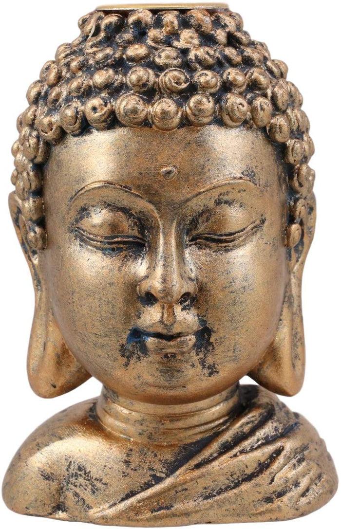 Ebros Shakyamuni Buddha Gautama Backflow Incense Cone Burner Holder Statue 3.5"H