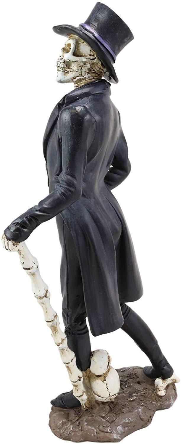 Ebros Skeleton Gentleman Groom In Steampunk Tuxedo And Top Hat Figurine 13"H