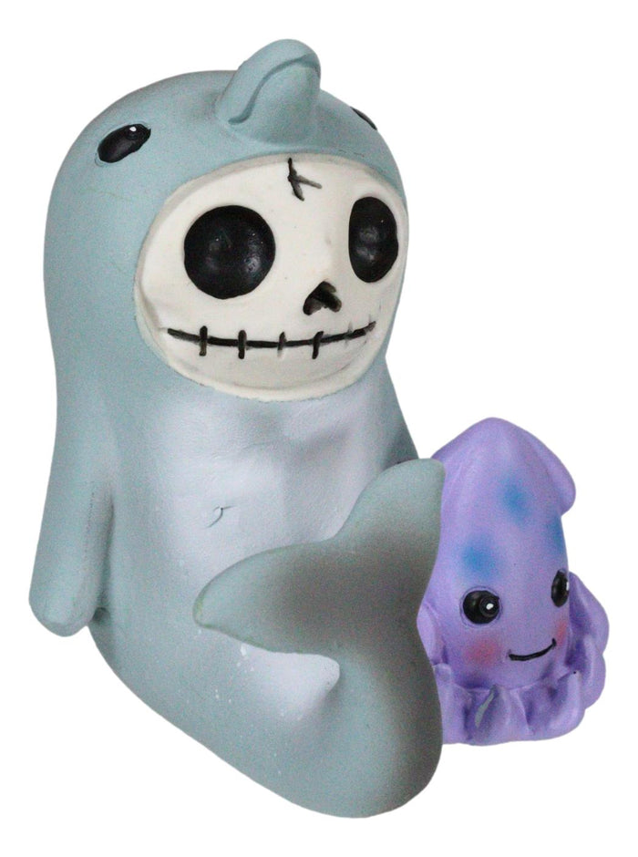 Ebros Small Furrybones Sonar With Octopus Character Themed Decorative Figurine