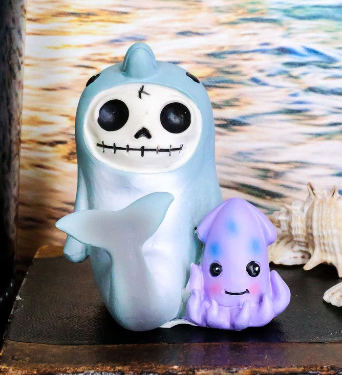 Ebros Small Furrybones Sonar with Octopus Character Themed Decorative Figurine