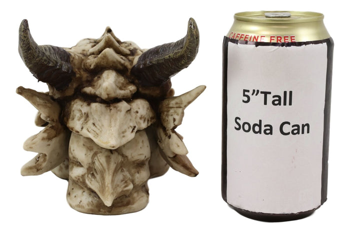 Ebros Smoking Nostrils And Eyes Skeleton Dragon Skull Incense Stick Burner Box