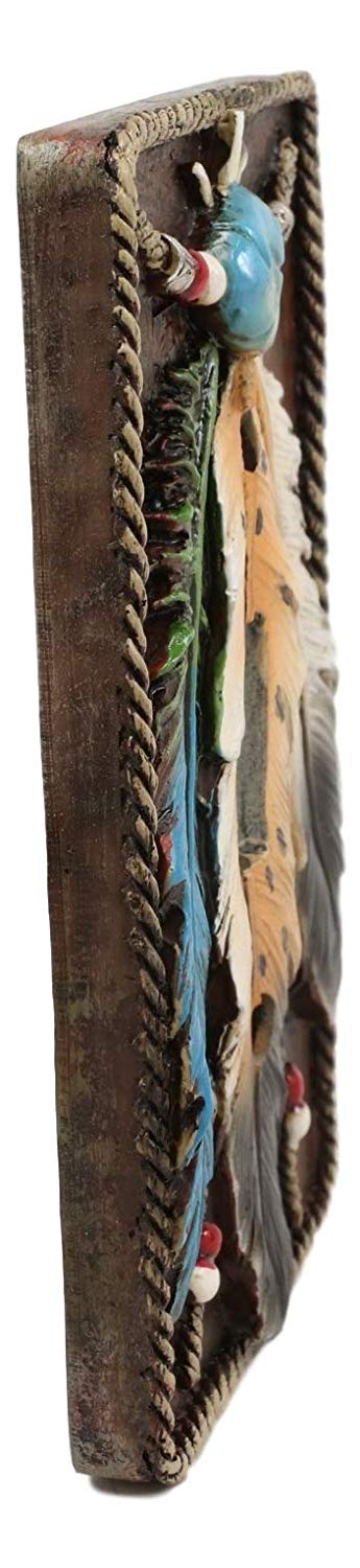 Ebros Southwestern Tribal 3 Feathers (Single Toggle Switch Cover Set Of 2)