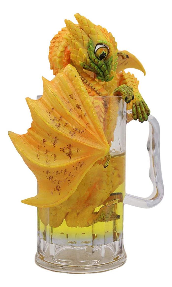 Ebros Spirit Drinks And Dragons Beer Fest Dragon Statue 7.75" Tall Fantasy