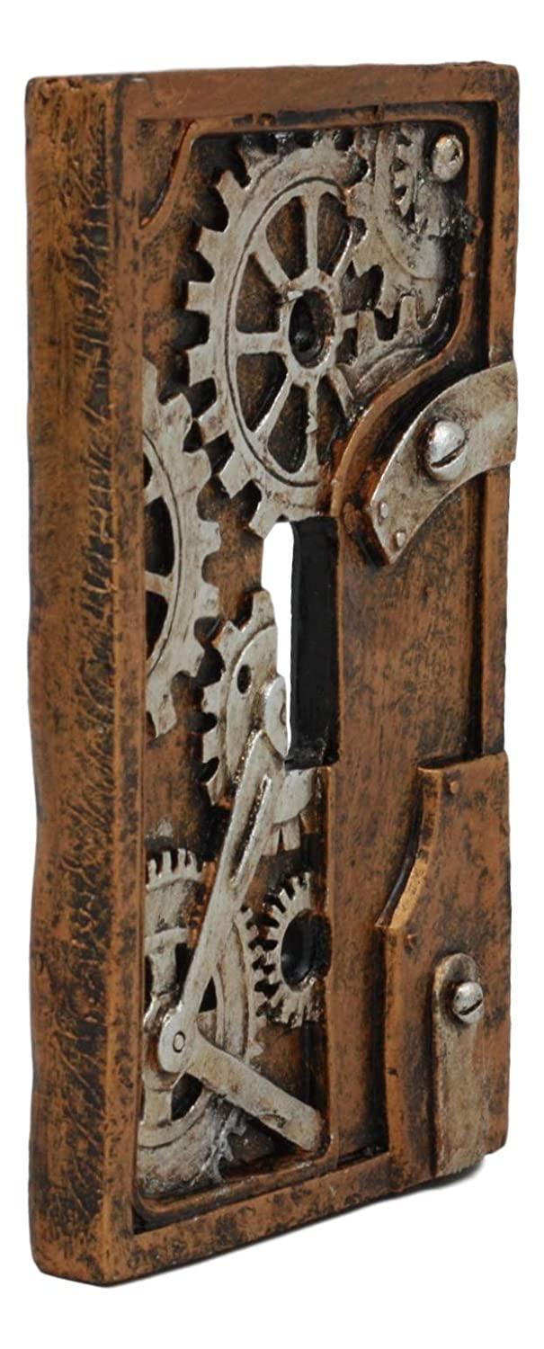 Ebros Steampunk Clockwork Gearwork Design Wall Light Switch Plate Set Of 4