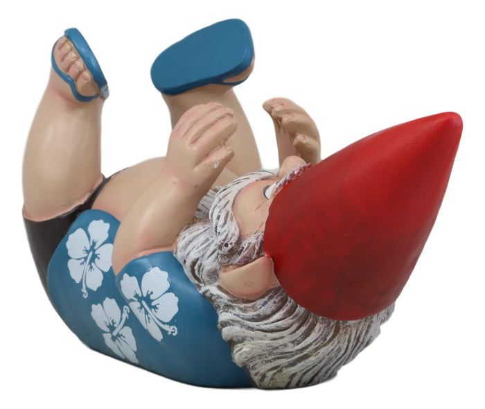 Ebros Summer Vacation Travelling Gnome With Sandal Flip Flops Wine Bottle Holder Decor