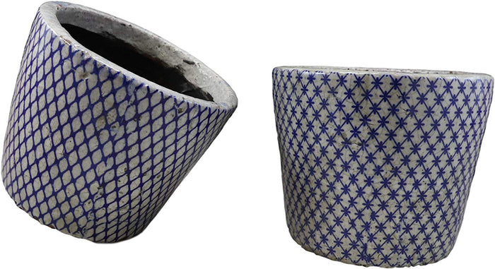 Ebros Terracotta Ceramic Pot Planters Set Of 4 Planter Pots Garden Accent 6"H