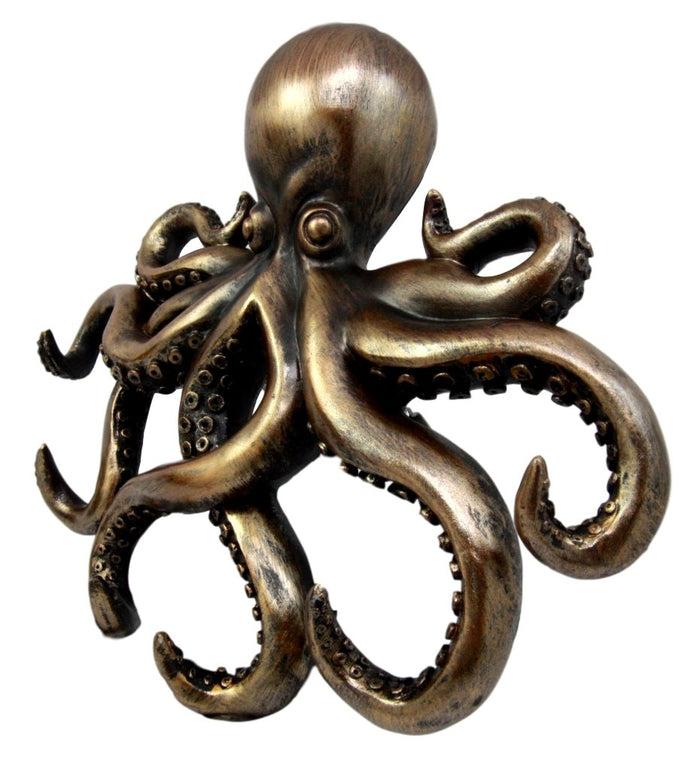 Ebros The Call Of Cthulhu Deep Sea Kraken Octopus Wall Mount Key 11.25" H