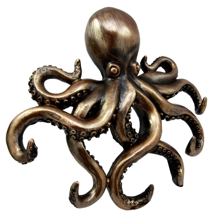 Ebros The Call Of Cthulhu Deep Sea Kraken Octopus Wall Mount Key 11.25" H