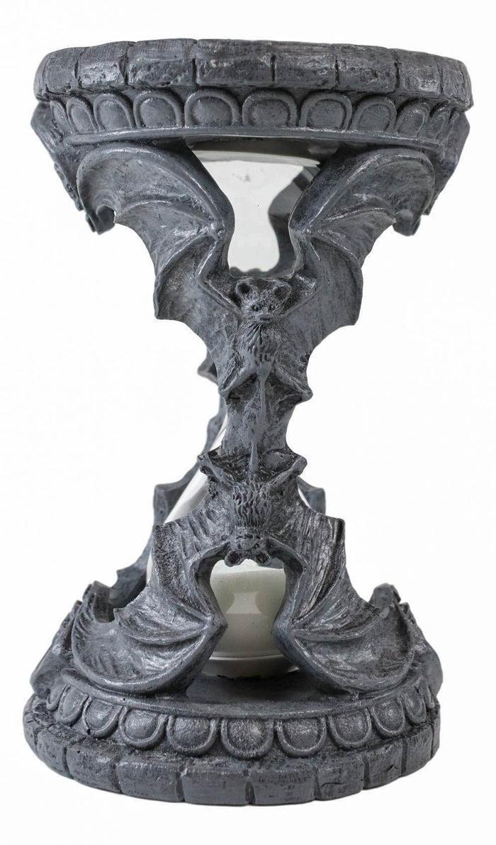 Ebros Time Waits For No Man Grim Reaper Vampire Bats Invertible Sand Timer Figurine