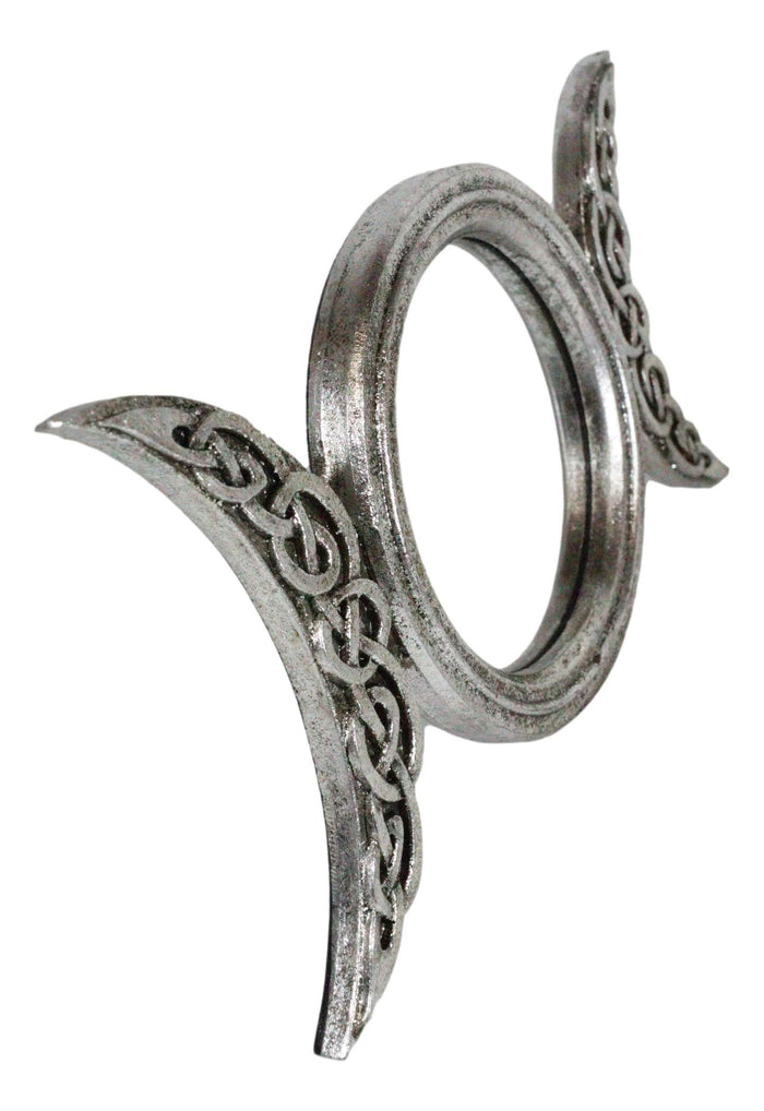 Ebros Triple Moon Sacred Goddesses Mother Maiden Crone Small Wall Mirror 8"L