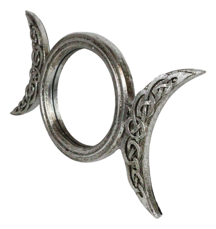 Ebros Triple Moon Sacred Goddesses Mother Maiden Crone Small Wall Mirror 8"L