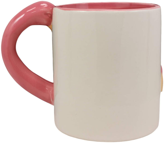 Ebros Tropical Pink Flamingos Ceramic Coffee Mug (16 Oz Drinking Cup Mug 1 PC)