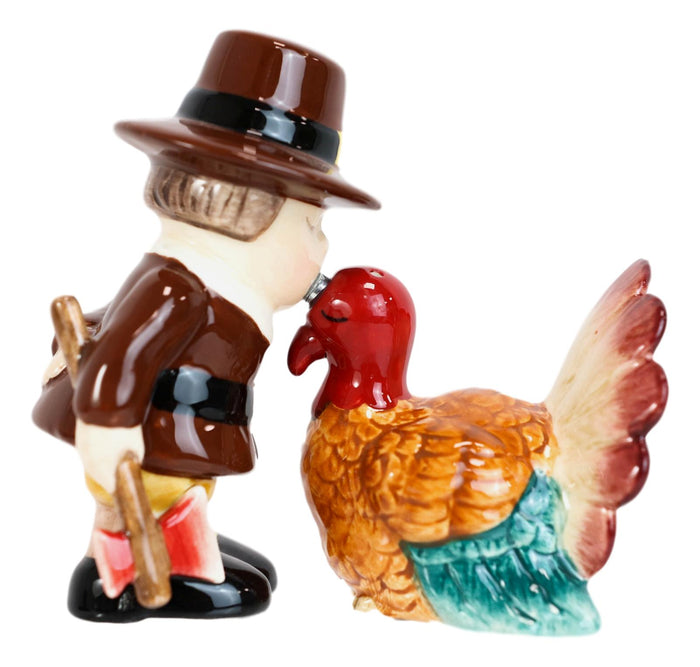 Ebros Turkey Ceramic Magnetic Salt And Pepper Shakers Collection Set