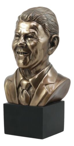Ebros US President Ronald Reagan Bust Statue 9.25"Tall Patriotic Memorial Reaganomics