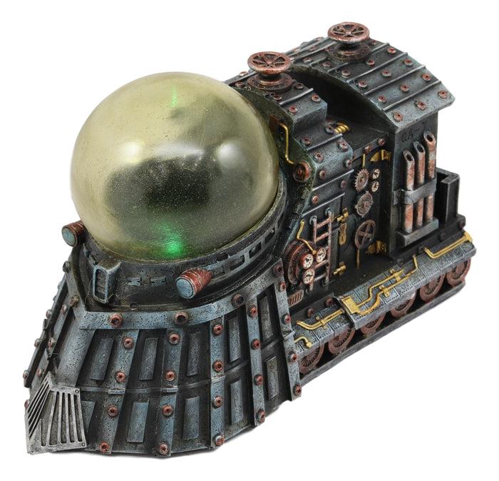 Ebros Vintage Design Ironstar Steampunk Locomotive Engine Train Statue With Multi Color LED Night Light 9.5" Long Science Fiction Tunnel Exploration Trains Cargo Transportation Decor Sculpture