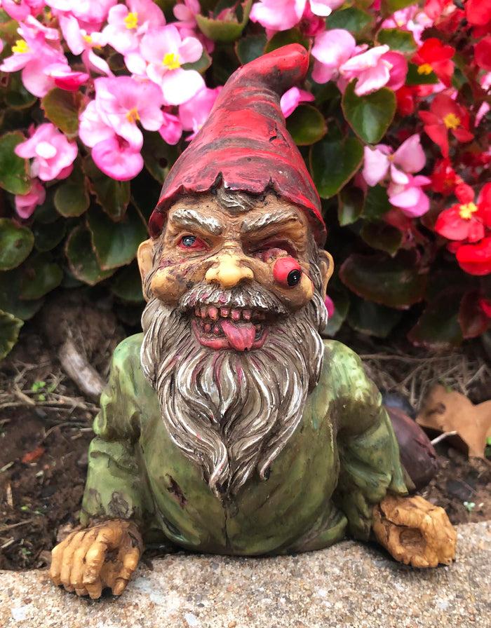 Ebros Walking Dead Severed Body Zombie Gnome Crawling On The Floor Statue 7"Long for Creepy Spooky Undead Underworld Halloween Sculpture Prop at Home Patio and Garden Decor